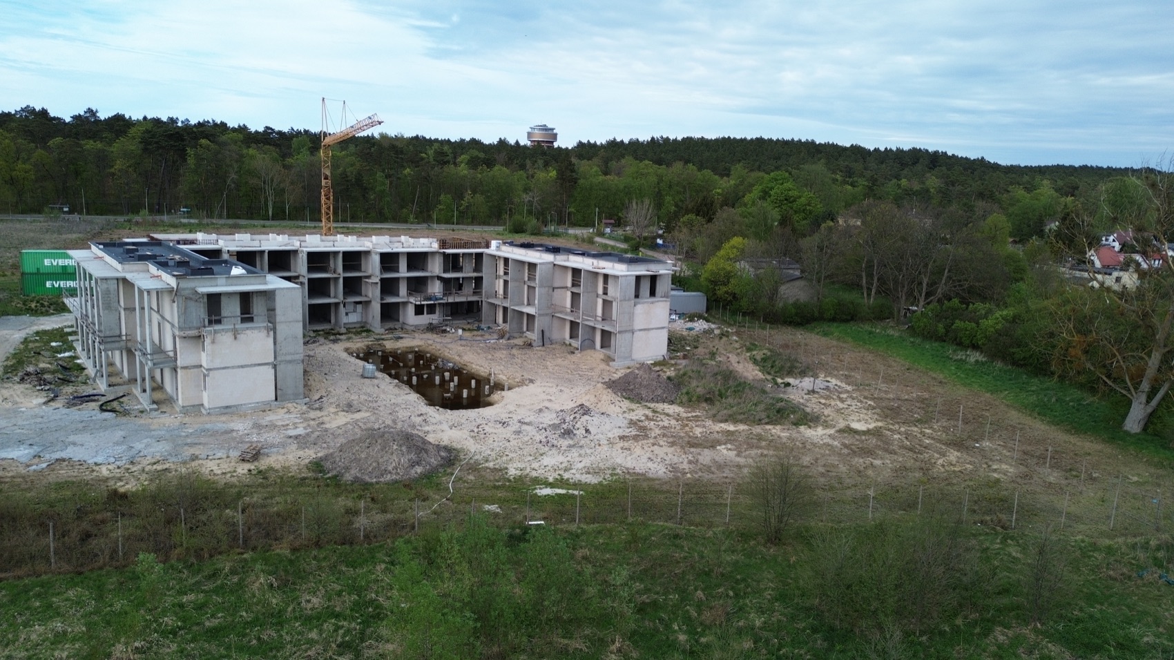 Wyspa Sobieszewska z lotu ptaka