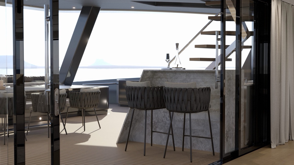 Wnętrze jachtu Moon Yacht