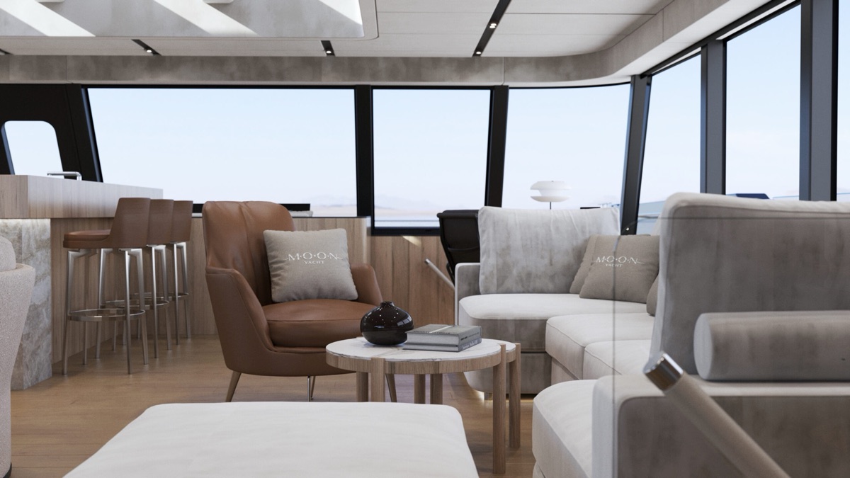 Wnętrze jachtu Moon Yacht